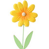 Decostandaard Bloem met keramische bloesem