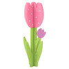 Deko-Tulpe aus Filz