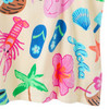Kinder Badeponcho mit sommerlichen Motiven