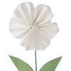 Klein staand decoratieobject papieren bloem