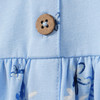 Meisjesjurk met all-over patroon