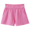 Mädchen Musselin-Shorts mit Paperbag-Bund
