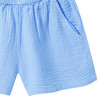 Mädchen Musselin-Shorts mit Paperbag-Bund