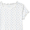 Mädchen T-Shirt mit Ajour-Muster