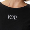 T-shirt voor dames in basic look
