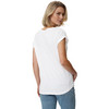 T-shirt voor dames in basic look