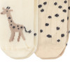 2 Paar Newborn Socken mit Umschlagbündchen