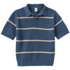 Jungen Poloshirt mit Strickstruktur