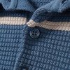 Jungen Poloshirt mit Strickstruktur