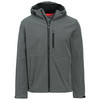 Herren Softshelljacke mit drei Taschen dunkelgrau