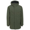 Herren Parka mit Kapuze dunkelgrün