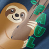 Baby T-Shirt mit Faultier-Motiv