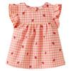 Babyblouse met aardbei print
