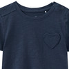 Baby T-Shirt mit Herz-Tasche