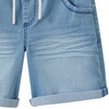 Jungen Jeansshorts mit Tunnelzug