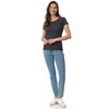 Damen T-Shirt mit Ajours-Muster