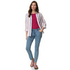 Damen T-Shirt mit Ajours-Muster