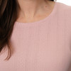 Damen T-Shirt mit Ajours-Muster