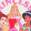 3 Disney Prinzessin Unterhemden mit Prints
