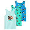 3 Micky Maus Unterhemden mit Prints