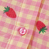 Meisjesjurk met aardbeienprint