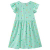Meisjesjurk met bloemenprint