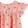Mädchen Bluse mit Erdbeer-Print