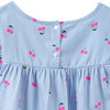 Mädchen Bluse mit Kirschen-Print