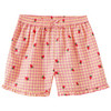 Meisjesshorts met aardbeiprint