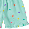 Meisjesshorts met bloemenprint