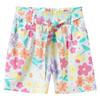 Meisjesshort met kleurrijke print