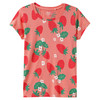 Mädchen T-Shirt mit Allover-Print