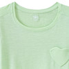 Mädchen T-Shirt mit Herz-Tasche