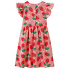 Meisjesjurk met all-over print