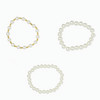 3 Damen Armbänder mit Perlen