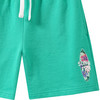 Jungen Sweatshorts mit kleinem Print