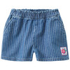 Mädchen Jeansshorts mit Streifen