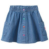 Mädchen Jeansrock mit Streifen