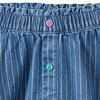 Mädchen Jeansrock mit Streifen