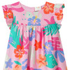 Mädchen Kleid mit Blumen-Allover