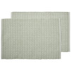2 Platzsets mit Allover-Muster