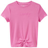 Mädchen T-Shirt mit Rippstruktur