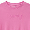 Mädchen T-Shirt mit Rippstruktur