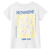 Mädchen T-Shirt mit Rücken-Print