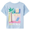 Mädchen T-Shirt mit Rücken-Print
