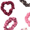 5 Scrunchies in verschiedenen Dessins