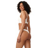 Damen Seamless-String mit Rippstruktur