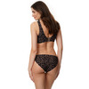 Naadloze bustier voor dames met luipaardprint