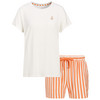 Damen Shorty mit Cocktail-Print