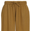 Damen Leinen-Hose mit Elastikbund